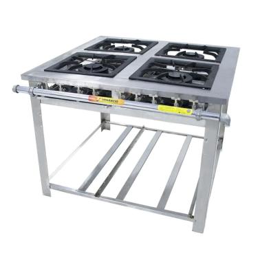 Imagem de Fogão a Gás Maxi Inox Baixa Pressão 4 Queimadores Venâncio MI4-15393