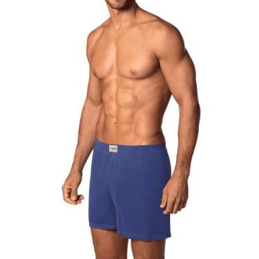 Imagem de Cueca Lupo Samba Canção Poliamida 18608-001, Marinho, G