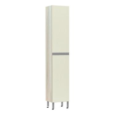 Imagem de Paneleiro 40 Cm Raso 2 Portas Lis Legno Crema Com Kashmir