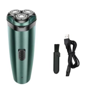 Imagem de Barbeador Elétrico Recarregável Máquina De Barbear Masculina Elétrica Sem Fio Aparador De Barba