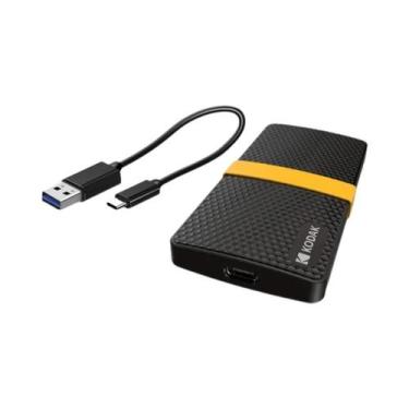 Imagem de SSD Portátil Kodak X200 De 1TB, 512GB, 256GB, USB 3.1 Tipo C, Disco Rí