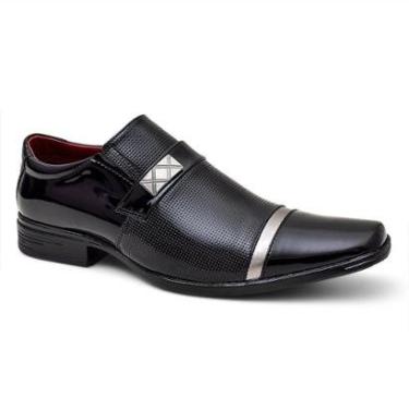 Imagem de Sapato Social Moderno Confortável Cor Marsala-Masculino