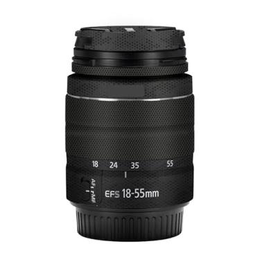 Imagem de EFS 18-55 3.5-5.6 Adesivo de lente de câmera para Canon EF-S 18-55 mm F3.5-5.6 III Película protetora de película decalque de vinil (preto Mamba)