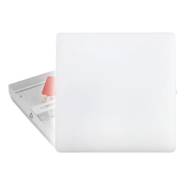 Imagem de Plafon Led Quadrado Sobrepor 36W Frameless Taschibra Branco