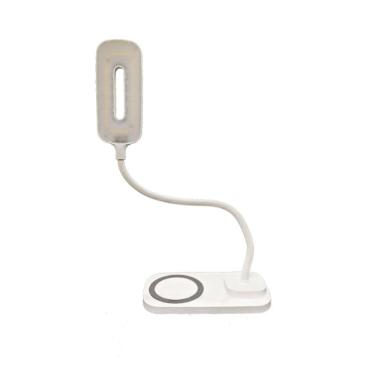 Imagem de Luminaria De Mesa Led Carregamento Sem Fio Induçao Celular
