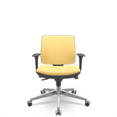 Imagem de Cadeira Brizza Soft Executiva Vinil Amarelo