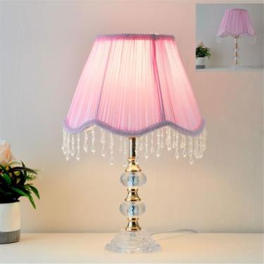 Imagem de Luminária de mesa contemporânea de cristal, estilo arte e criatividade, para sala de estar, escritório, casa de campo, hotel, quarto, cabeceira, LED (Estilo 42)