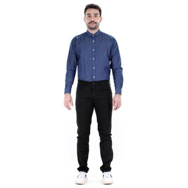 Imagem de Calça Reserva Contínua Skinny Color Preto - Masculino-Masculino