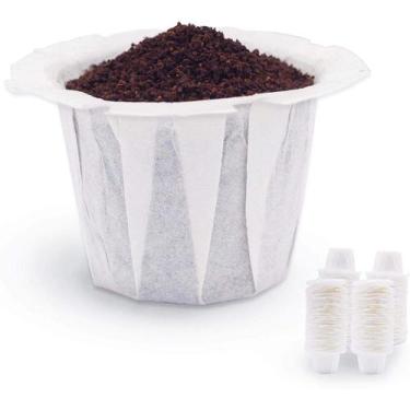 Imagem de Papel de filtro de café descartável de 200 unidades para cervejeiros K