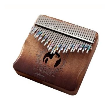 Imagem de Piano de polegar 31 teclas instrumento musical kalimba dedo piano iniciante instrumento musical presente kalimba profissional