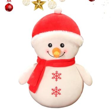 Imagem de Animal de pelúcia de Natal – boneco de pelúcia abraçável – boneco de neve de pelúcia de Natal, alce de pelúcia para crianças, adultos, meninos, adolescentes, crianças, sofá-cama, sofá-cama, cadeira