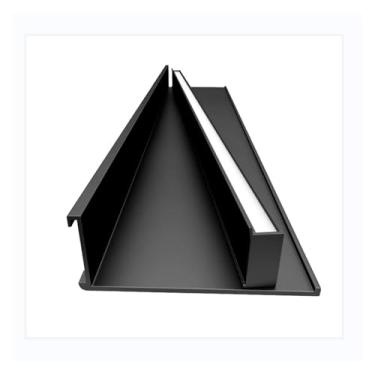 Imagem de Prateleira de parede prateleira de exibição flutuante, prateleiras emissoras de luz montadas na parede de metal, suporte de exibição iluminado para banheiro de bancada de entrada (Cor: Estilo3