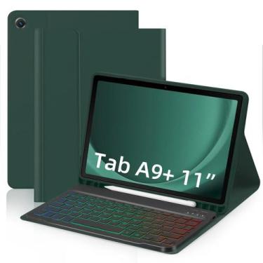 Imagem de Capa Teclado Retroiluminada Para Samsung Galaxy Tab A9 plus A9 X210 X2