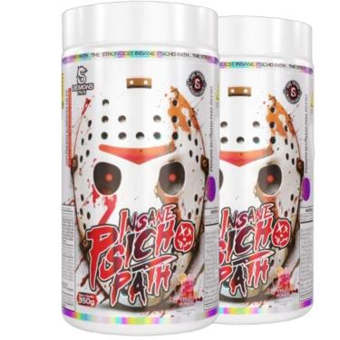 Imagem de Kit 2x Pre Treino Insane Psicho 350g Fruit Punch Demons Lab-Unissex