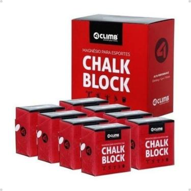 Imagem de Kit 8Uni Magnésio Em Bloco Calistenia Cross Chalk Block 56g-Unissex