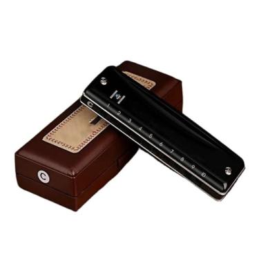 Imagem de Gaita profissional clássica para iniciantes adultos diatônica blues chave de C 10 furos