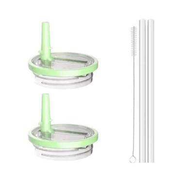 Imagem de Tampa Com Canudo Flip À Prova De Vazamentos De 40oz Para Copo Stanley 