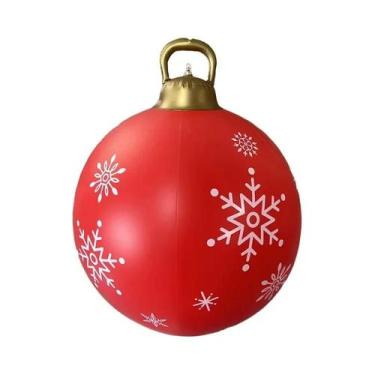 Imagem de Bola Inflável de Natal Gigante (60cm) - Decoração para Árvore de Natal