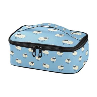 Imagem de GUIJI Lancheira com isolamento de ovelhas, lancheira à prova de vazamento para mulheres e homens, lancheira portátil para trabalho, piquenique, viagens