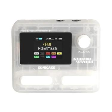 Imagem de Guitarra Elétrica Portátil Sonicake Pocket Master Com Máquina De Bater