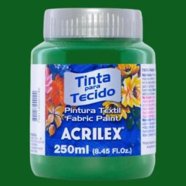 Imagem de Tinta para Tecido Fosca 250ml Acrilex - Cores Frias - 04125, VERDE PIN