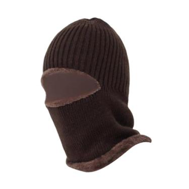Imagem de Vaveren Balaclava Máscara de Esqui Masculina ao Frio, Proteção Facial Quente para Caminhadas na Neve e Ciclismo, CafÉ