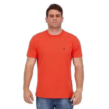 Imagem de Camiseta Hurley Silk Icon Vermelho Mescla-Unissex