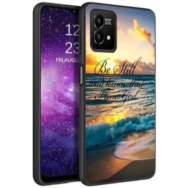 Imagem de Capa para Motorola Moto G Stylus 5G 2023, capa protetora ultrafina de silicone líquido antiderrapante elegante, adequada para Moto G Stylus 5G, Sunset Beach