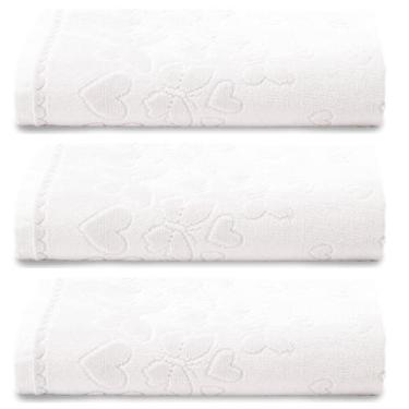Imagem de Kit 3 Toalhas de Banho Dohler 100% Algodão Premium Toque Aveludado, Br