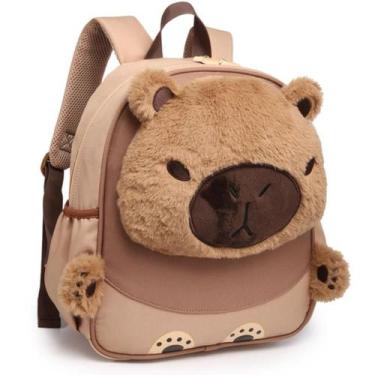 Imagem de Mochila Infantil Capivara C/PELÚCIA 33CM - Nova Rio