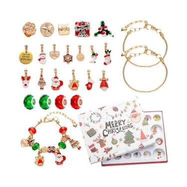 Imagem de Calendário Do Advento De Natal DIY Com Pingente De Pulseira Caixa Surp