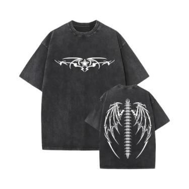 Imagem de Camiseta Religiosa Vintage Lavada Y2K Christian Jesus Forgive Them Fat