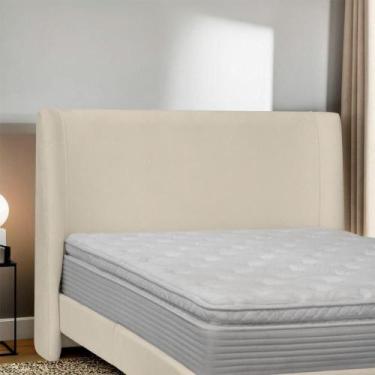 Imagem de Cabeceira Estofada Montreal 175cm Cama Box Queen Size Bouclê - SOFA ST