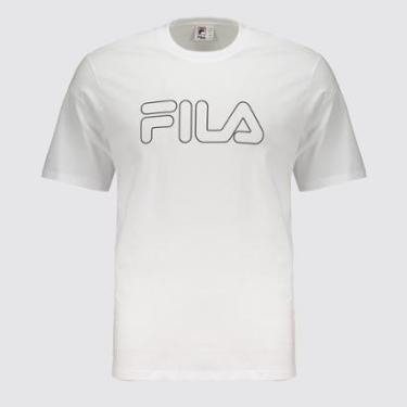 Imagem de Camiseta Fila Regular Letter Outline Masculina-Masculino
