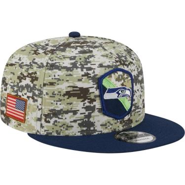 Imagem de Boné New Era Aba Reta Seattle Seahawks 9FIFTY Salute To Service-Masculino