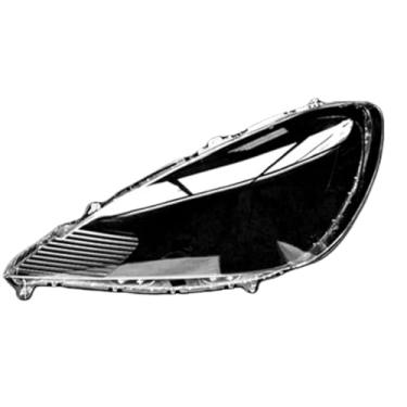 Imagem de Compatível com honda fit 2011-2013 frente do carro farol capa sombra faróis lente de vidro transparente abajur lâmpada escudo acessórios(Left)