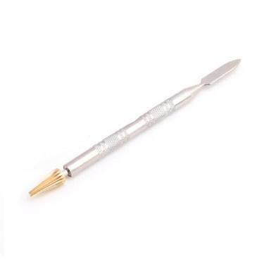 Imagem de Caneta aplicadora de tinta a óleo de borda de couro ferramenta de rolo de pintura rápida artesanato de couro aplicar óleo rapidamente ferramenta de tingimento de borda superior, Cabeça dourada, One