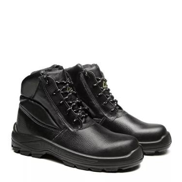 Imagem de Bota Vaqueta Bico Composity Preto Com Cadarço N-42 CA30277 Bracol