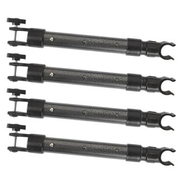 Imagem de IEUDNS Conjunto de 4 Hastes Telescópicas de Suporte para Carrinho de Mão/Mesa, Ideal para Quintal E Área Externa