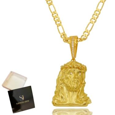 Imagem de Cordão Gurme 3mm Banhada A Ouro + Pingente Premium!!