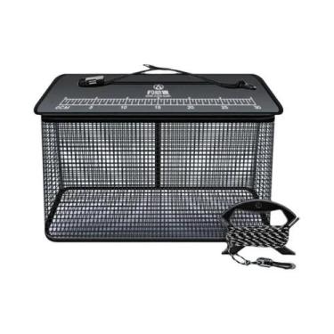 Imagem de Cesta Flutuante Dobrável Santa King Para Peixes, Balde Portátil Colaps