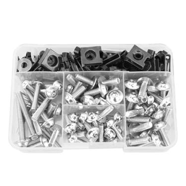 Imagem de Acouto Carenagem 177pcs Parafusos Carenagem M5 M6 Fit Sportbikes / & Powersports//Body & Frame/Body Work/Kits de (Prata)