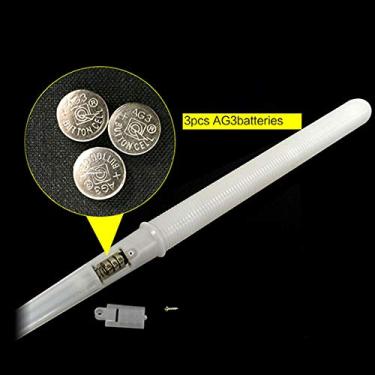 Imagem de AYNEFY Varas Brilhantes de LED para Máquina de Algodão Doce, Alça Em Forma de V, Varas de Luz Antiderrapantes Com 7 Cores, 2 Modos, Acessórios de Cone de Marshmallow de Plástico de Qualidade