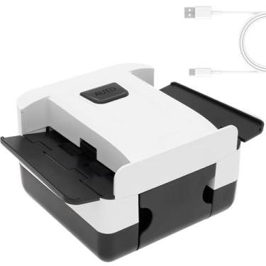 Imagem de Baralhador e revendedor automático de cartões, revendedor automático de cartões elétricos com um toque para 1-2 baralhos, baixo ruído, 2000 mAh USB-C recarregável e portátil para pôquer, UNO