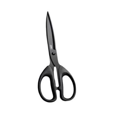 Imagem de Tesoura De Aço Inoxidável Preta 210/175mm Para Delicatessen, Escritóri