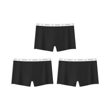 Imagem de Shorts Boxer Esportivos plus Size Para Mulheres, Sem Costura, Roupa Ín