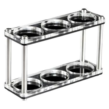 Imagem de predolo Estação de compactação de café expresso, suporte para compactador de café, bar, estável, organizador de acessórios para máquina de café, Dupla Camada