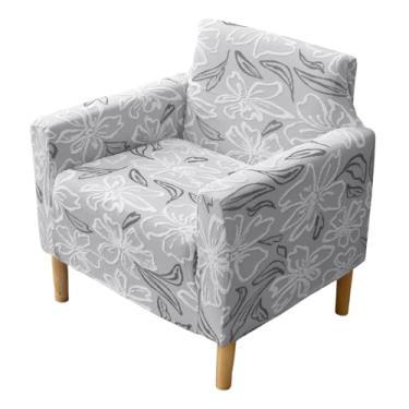 Imagem de Eco-Ancheng Capas de cadeira de banquete para poltrona, 1 peça, elástico, para cadeira, com braços, antiderrapante, protetor de móveis para crianças, animais de estimação, decoração de sala de estar