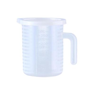 Imagem de Baoblaze Copo medidor multifuncional com tampa, jarra medidora de líquidos, utensílio de cozinha doméstico para misturar líquidos, sucos e receitas de, 250ml