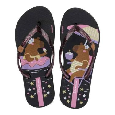 Imagem de Chinelo Ipanema Capivara Hype Dedo - Feminino - Preto-Feminino